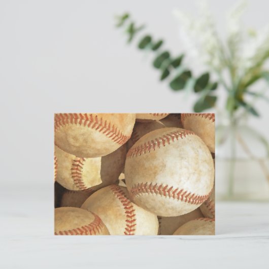 Baseball Postkarte (Stehend Vorderseite)