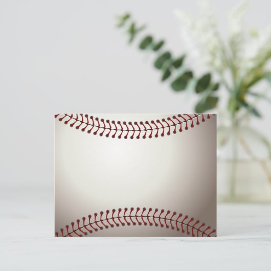 Baseball Postkarte (Stehend Vorderseite)