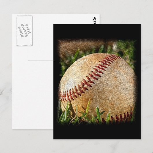 Baseball Postkarte (Vorne/Hinten)
