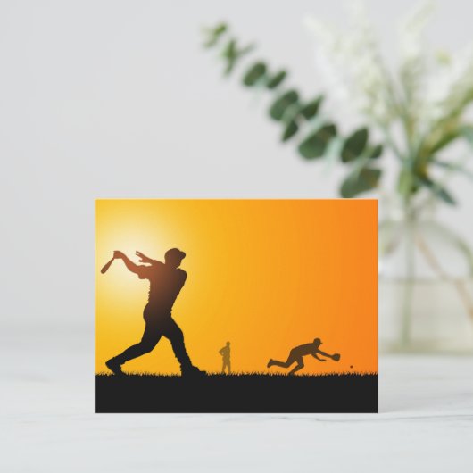 Baseball Postkarte (Stehend Vorderseite)