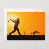 Baseball Postkarte (Vorne/Hinten)