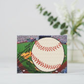 Baseball Postkarte (Stehend Vorderseite)
