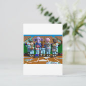 Baseball Postkarte (Stehend Vorderseite)