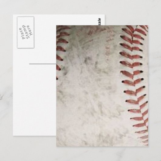 Baseball Postkarte (Vorne/Hinten)