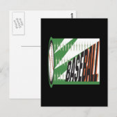 Baseball Postkarte (Vorne/Hinten)