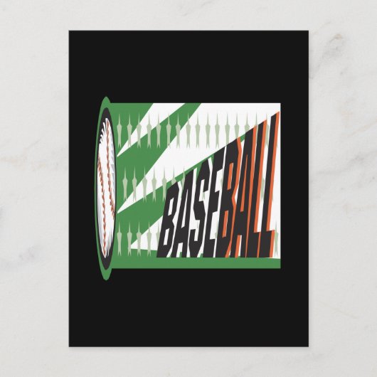 Baseball Postkarte (Vorderseite)