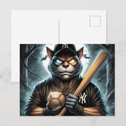 Baseball Postkarte (Vorne/Hinten)