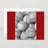 Baseball-Postkarte Postkarte (Vorne/Hinten)