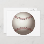 Baseball-Postkarte Postkarte (Vorne/Hinten)