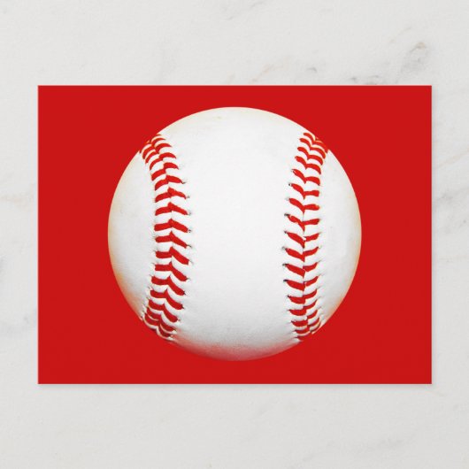 Baseball-Postkarte Postkarte (Vorderseite)