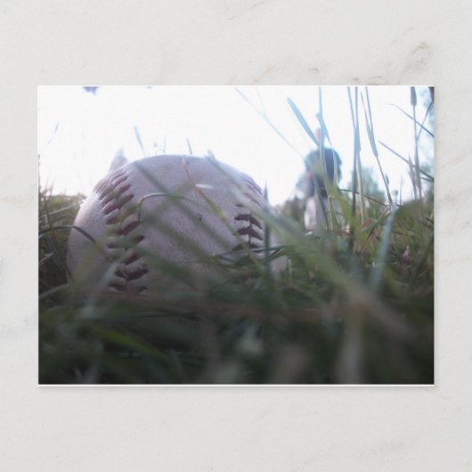 Baseball-Postkarte Postkarte (Vorderseite)