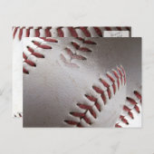 Baseball-Postkarte Postkarte (Vorne/Hinten)