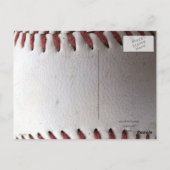 Baseball-Postkarte Postkarte (Rückseite)
