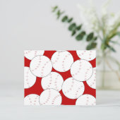 Baseball-Postkarte Postkarte (Stehend Vorderseite)