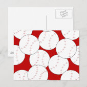 Baseball-Postkarte Postkarte (Vorne/Hinten)