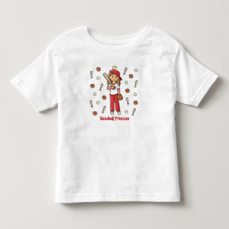 Baseball Princess Kleinkind T-shirt