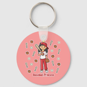 Baseball Princess Schlüsselanhänger