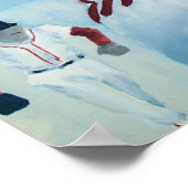 Baseball Print Poster (Ecke)