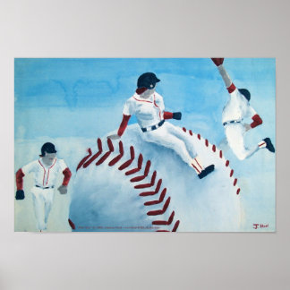 Baseball Print Poster
