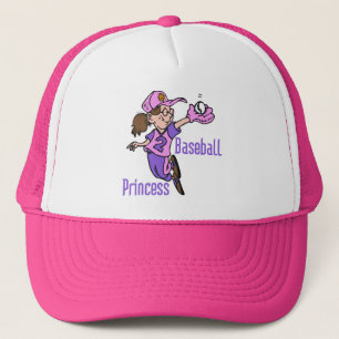 Baseball-Prinzessin T-shirts und Geschenke Truckerkappe