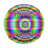 Baseball Psychedelic Neon Catcradle (Vorderseite)