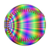 Baseball Psychedelic Neon Catcradle (Vorderseite Links)