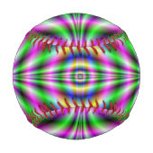 Baseball Psychedelic Neon Eye (Vorderseite)