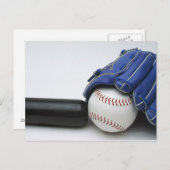 Baseball-Punkte Postkarte (Vorne/Hinten)