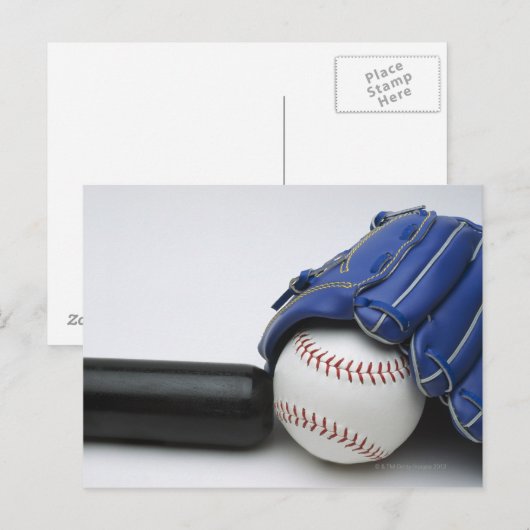 Baseball-Punkte Postkarte (Vorne/Hinten)