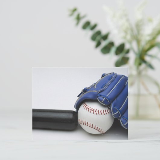 Baseball-Punkte Postkarte (Stehend Vorderseite)