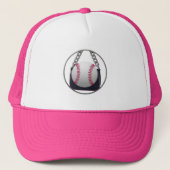 Baseball Purse Charm Trucker Hat 👜 🎀 Truckerkappe (Vorderseite)