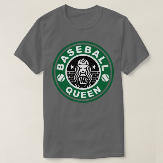 BASEBALL QUEEN T-Shirt (Design vorne)