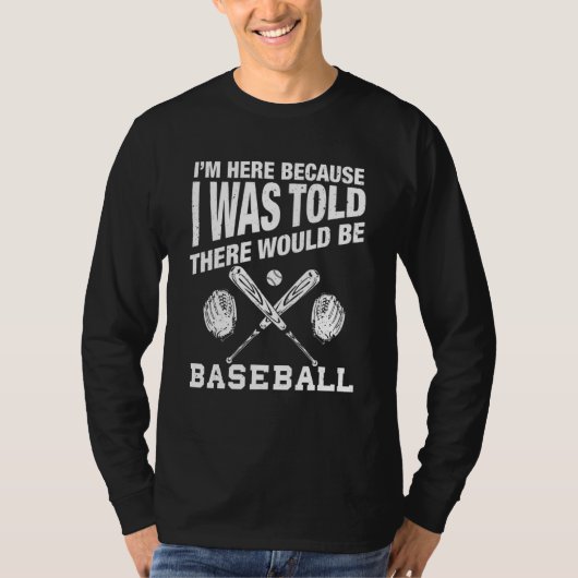 baseball quote for baseball player baseball T-Shirt (Vorderseite)
