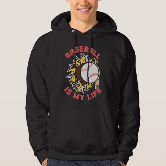Baseball quote for baseball players  1 hoodie (Vorderseite)