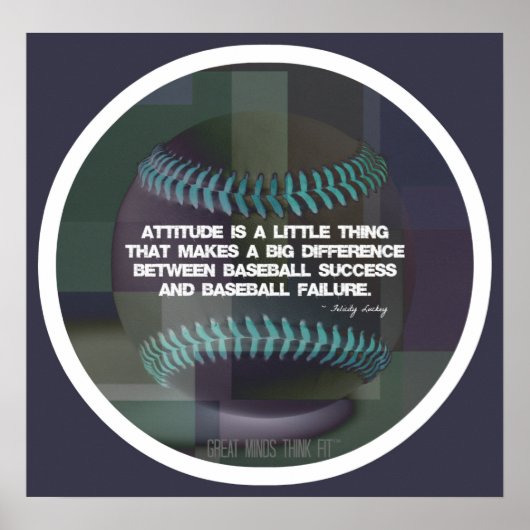 Baseball Quote Poster 010 (Vorne)