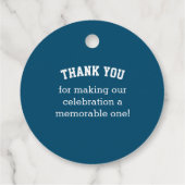 Baseball Red Blue Geschenkanhänger (Rückseite)