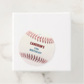 Baseball Red Blue Geschenkanhänger (Beispiel)