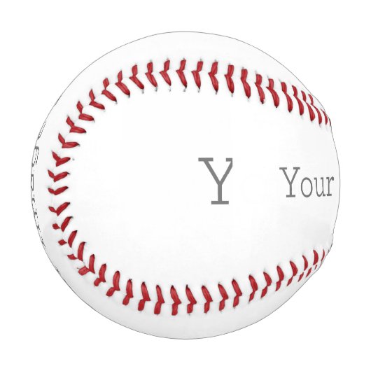 Personalisiere Baseball (Vorderseite Links)