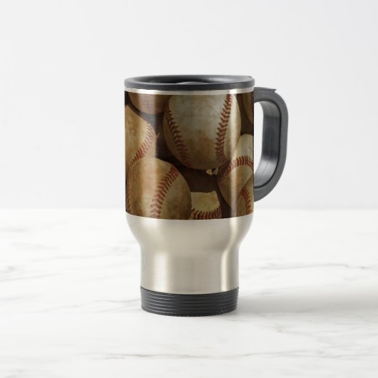 Baseball Reisebecher (VorderseiteRechts)