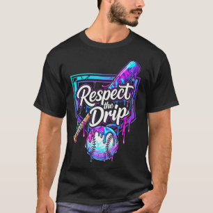Baseball Respektiere The Drip Eiscreme Jungen Juge T-Shirt