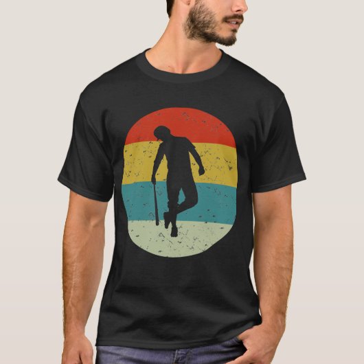 Baseball-Retro-Essig T-Shirt (Vorderseite)