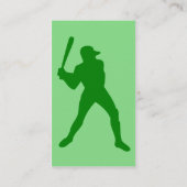 Baseball : Retro-Stil: Visitenkarte (Rückseite)