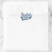Baseball Rocks! Aufkleber (Tasche)