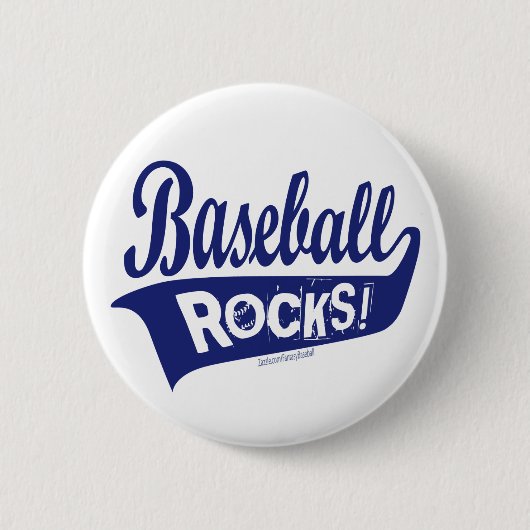 Baseball Rocks! Button (Vorderseite)
