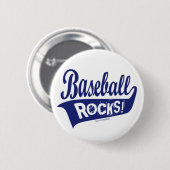 Baseball Rocks! Button (Vorne & Hinten)