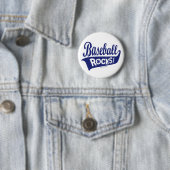 Baseball Rocks! Button (Beispiel)