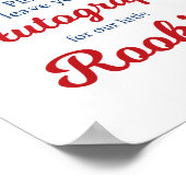 Baseball Rookie Autograph Geburtstagszeichen Poster (Ecke)