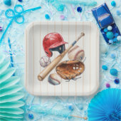 Baseball Rookie Birthday Pappteller (Party)