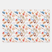 Baseball Rookie des Jahres Foto Geburtstag Geschenkpapier Set (Vorderseite 3)