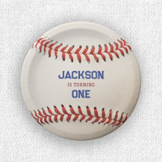 Baseball Rookie des Jahres Geburtstag Junge Pappteller